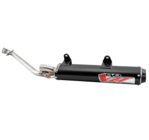 Kawasaki BRUTE FORCE 750 IRS Performance Exhaust - Big Gun - EVO U Series Slip On - Black - `12-`14